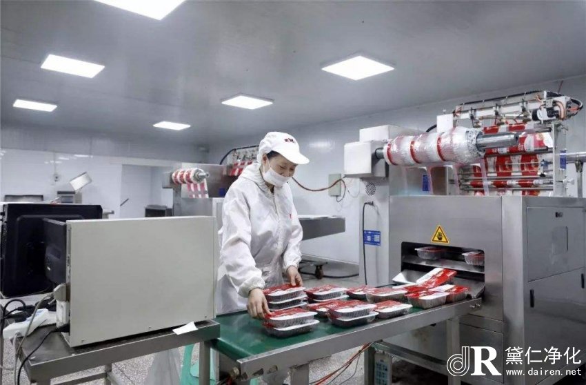 食品廠凈化車間中的細節